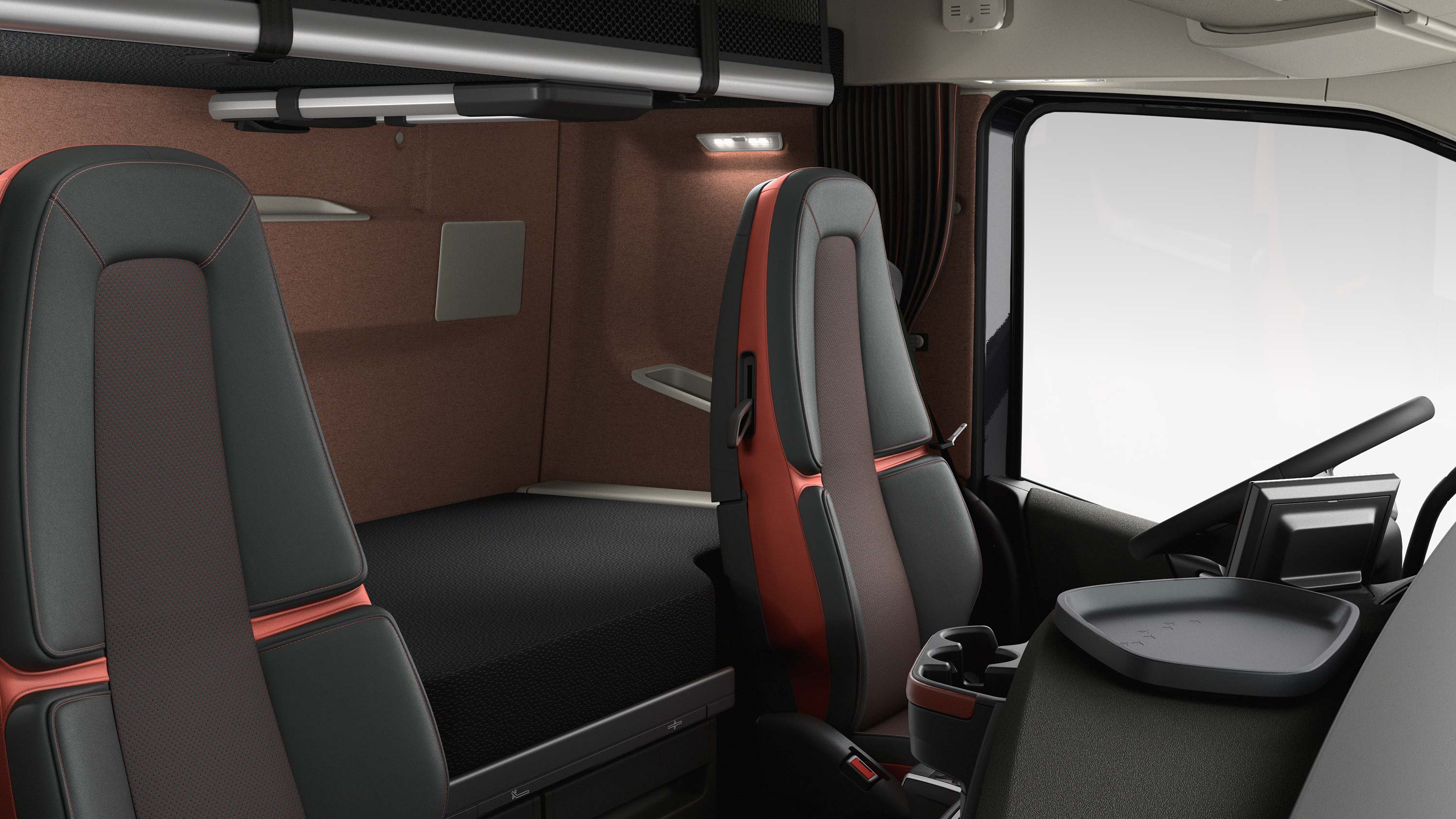 Volvo FH16 pakub mugavaid puhkevõimalusi.